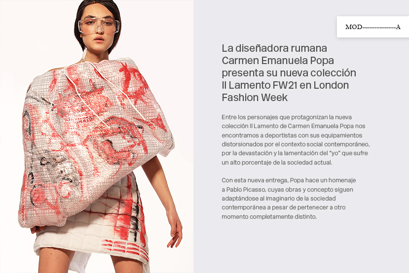 Il Lamento FW 21 de Carmen Emanuela Popa en NEO2 Magazine 